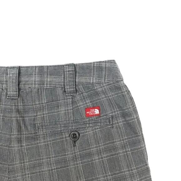 The North Face Mendocino Gray Plaid Bermuda Short Women's Sz 4 - Picture 6 of 8